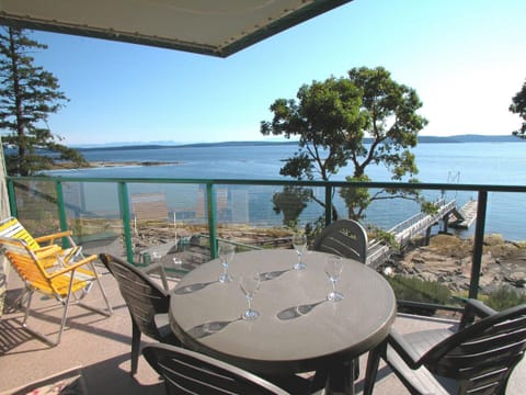 Relax at the huge deck