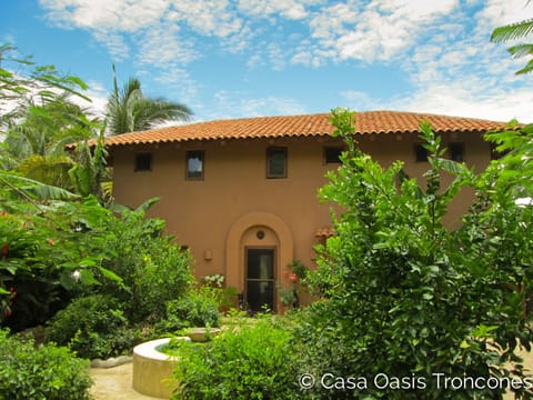 Casa Oasis Troncones main villa as seen from the garden