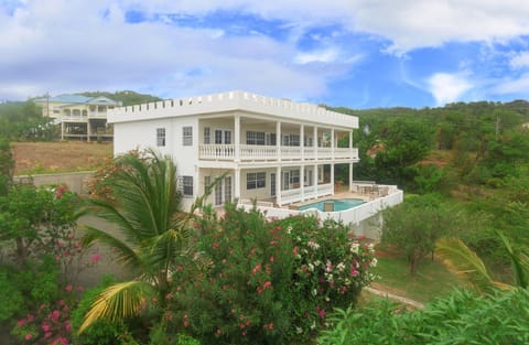 Private, 4000 sqft,  on a hill overlooking the Atlantic Ocean. Stunning views . 