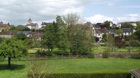 Great view on the village and it's river 'la Risle'