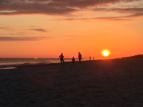 On the beach