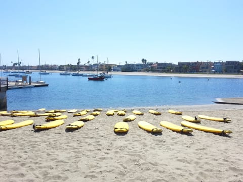 Sun loungers, beach towels