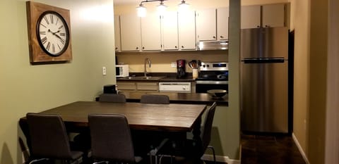 Kitchen and dining area