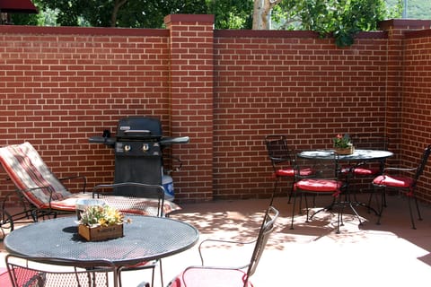 Shared patio and grilling area