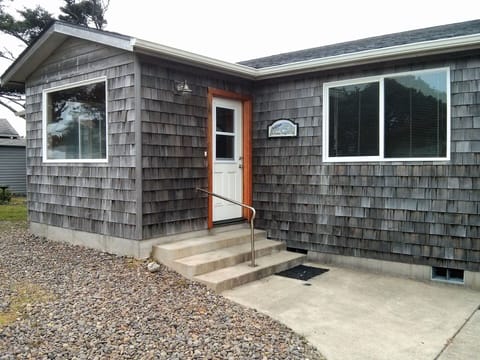 The Exterior front entrance.