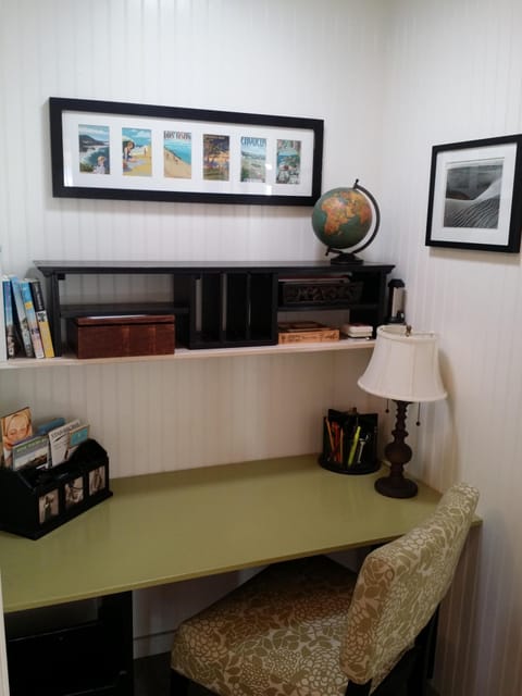 Desk nook with skylit