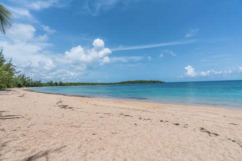 Beach nearby, sun loungers, beach towels