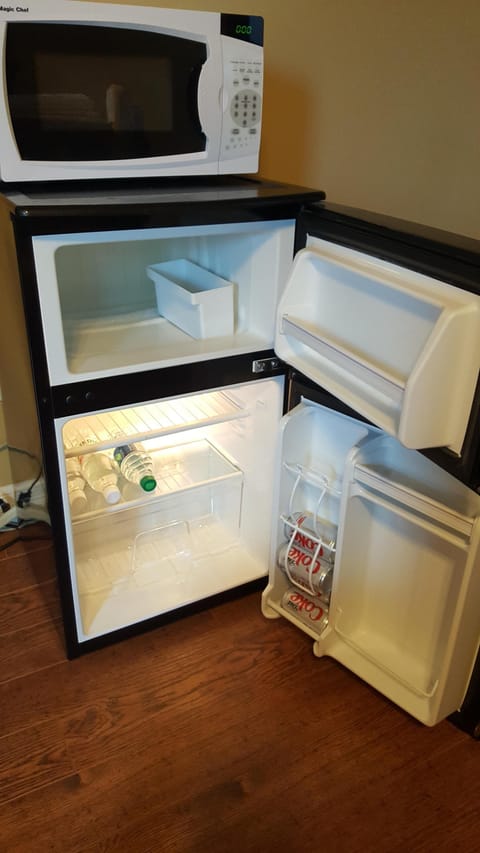 Microwave and Refrigerator