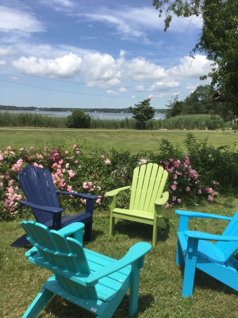 Relax with a view in these high quality Adirondack chairs