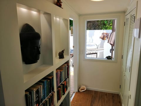 Back entrance & laundry cupboard