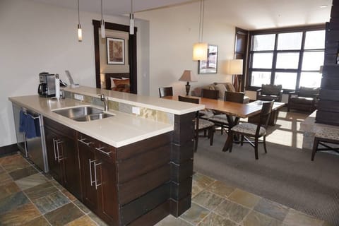 Kitchen and main living area