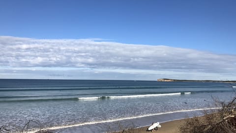 Beach nearby, sun loungers