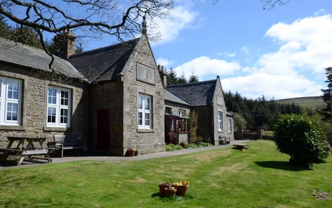 The old school house in spring