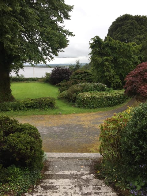 Steps leading down to the front garden 