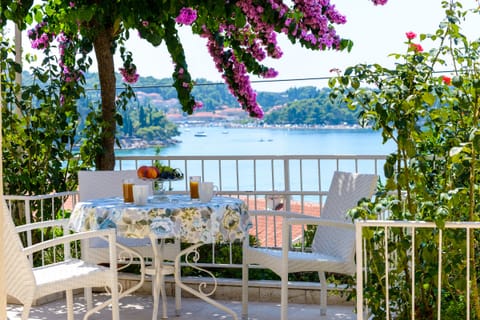 Sea view furnished patio