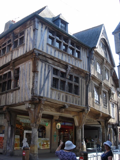 Dinan... within easy drive. A medieval town, full of wonderful old buildings.