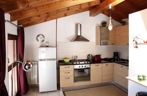 A well equipped kitchen