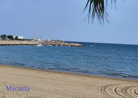 Beach nearby, sun loungers