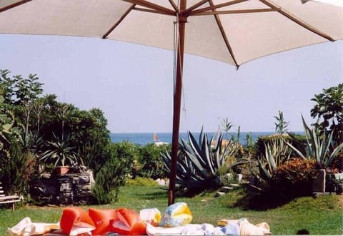 view from the house on the beach