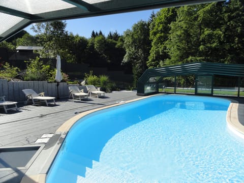 Indoor pool, outdoor pool