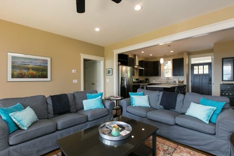 Relax and watch TV, or be part of the kitchen conversation.