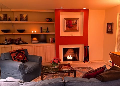 Living Room. New Decor and art work - I hope you like it!