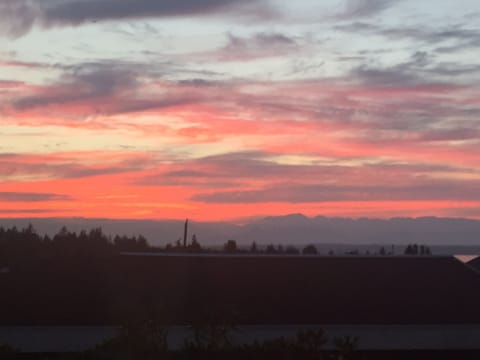 Sunset view from patio 