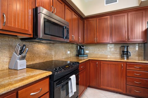 Fully stocked kitchen