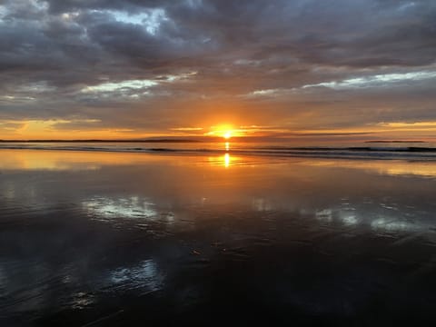 On the beach