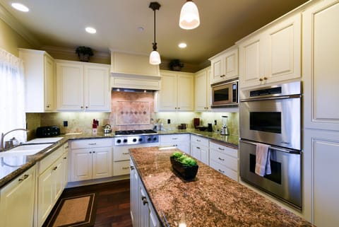 Stunning gourmet kitchen with high end appliances