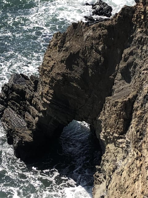Sea Arch beneath the cliffs