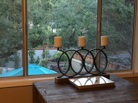 View out the Kitchen window