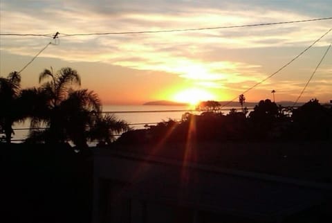 Sunset view from the Lanai