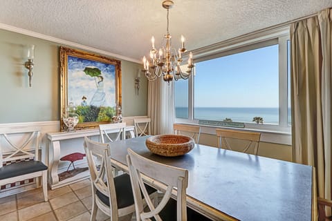 Gorgeous Dining Table Seating 8 with Beautiful Ocean Views