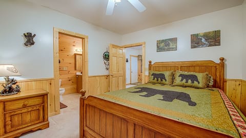 Bedroom 3 with queen bed on lower level