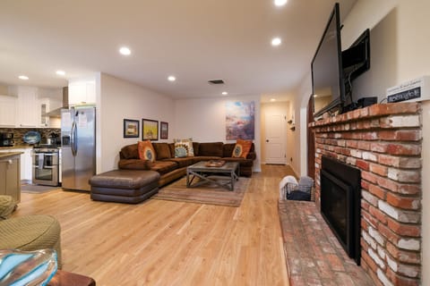 The openness of all the common living spaces create great spaces to hang out