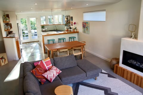 Outdoor Living in Front flows thru to more Outdoor Living in Rear.