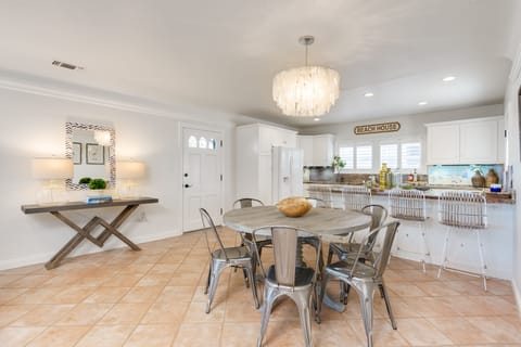 Kitchen/dining room of front house