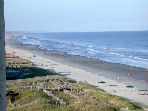 East View of Ocean Isle Beach from Living Room Balcony