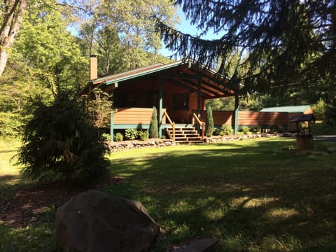 Front of the cabin