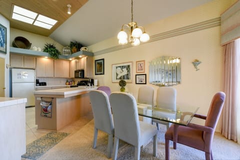 The open layout is wonderful for socializing while cooking up your next meal