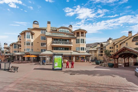 Located in The Beaver Creek Lodge, your balcony is pictured here in the middle!