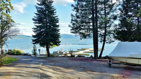 View of resort docks