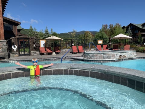 Indoor pool, outdoor pool