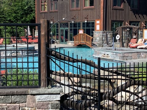 Indoor pool, outdoor pool