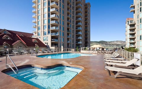 Indoor pool, outdoor pool