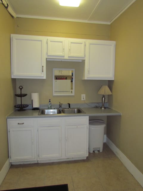 Kitchenette in game room