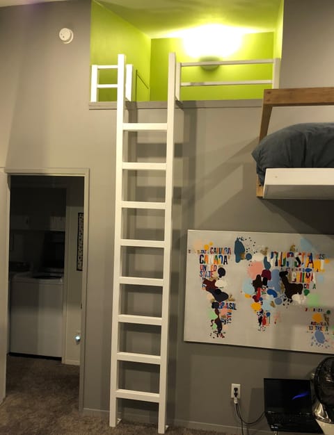 Bunkhouse Bedroom - Features a fun play loft for the kids to escape to!