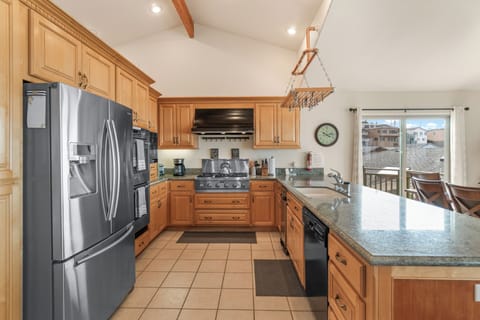 You are going to love cooking gourmet cuisine in this kitchen