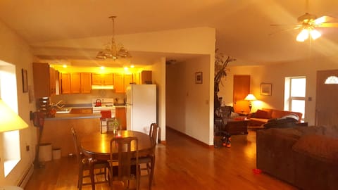 Kitchen and dining area